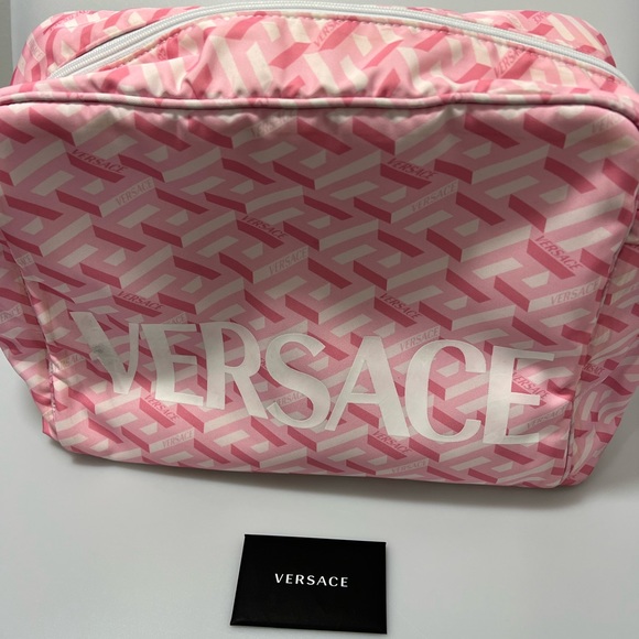 Versace Baby Diaper Shoulder Bag Pink - Picture 1 of 12